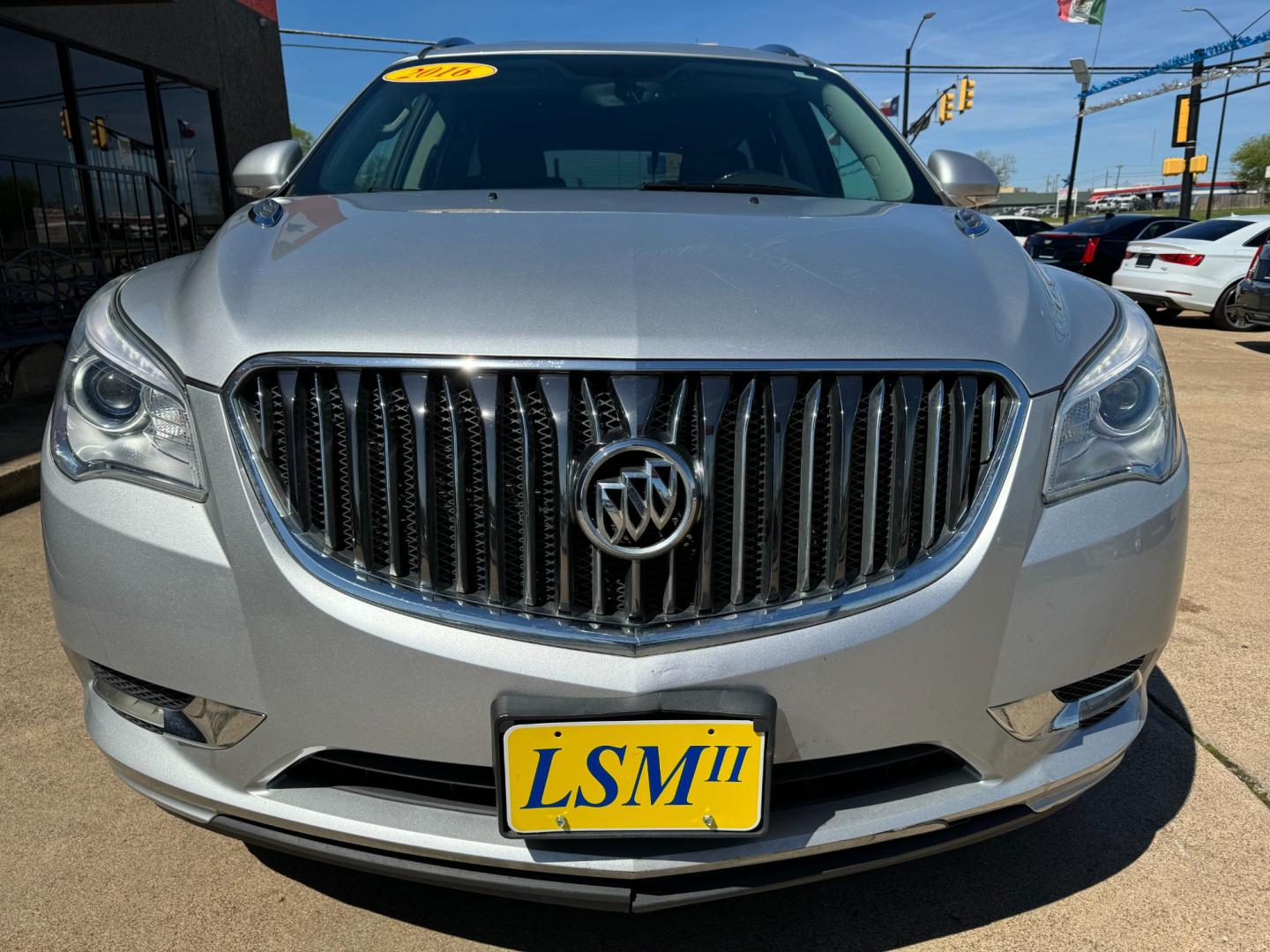 2016 SILVER BUICK ENCLAVE LEATHER (5GAKRBKD9GJ) , located at 5900 E. Lancaster Ave., Fort Worth, TX, 76112, (817) 457-5456, 0.000000, 0.000000 - Photo#1